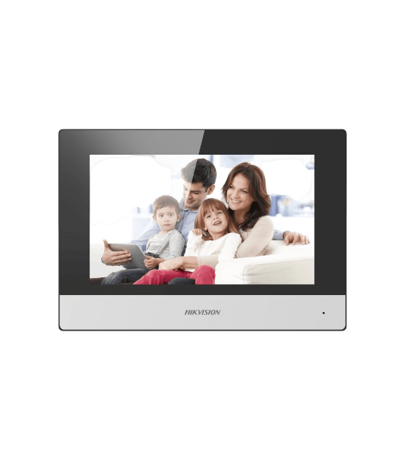Hikvision DS-KIS602(B) – Kit interphone vidéo IP 2MP, écran 7″, PoE, Wi-Fi, vision nocturne