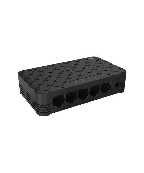 Ruijie RG-ES08 – switch desktop 8 ports 10/100 Mbps, boîtier plastique compact