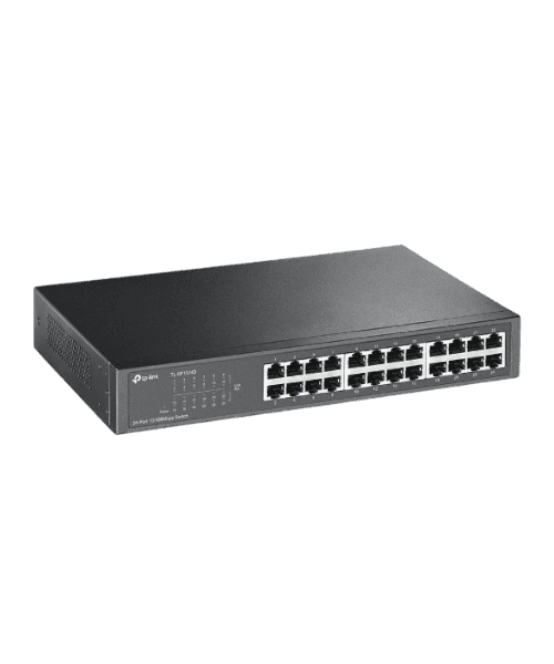 TP-Link TL-SF1024D – Switch non manageable 24 × 10/100 Mbps, rackable