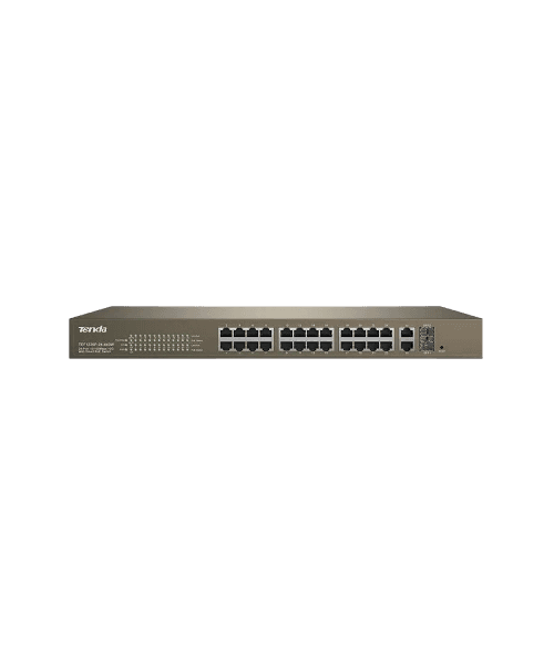 Tenda TEF1226P-24-440W – Switch Web Smart PoE 24 Ports 10/100 Mbps