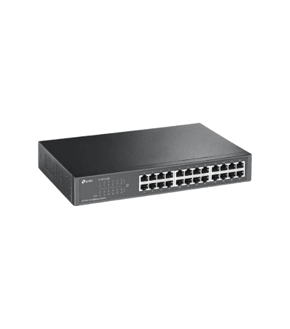 TP-Link TL-SF1024D – Switch non manageable 24 × 10/100 Mbps, rackable