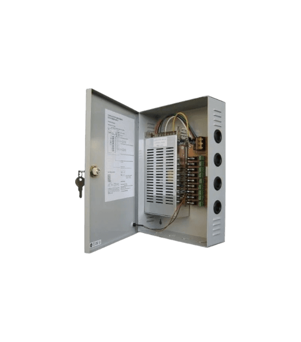 Sandibel HD4C36W – coffret d’alimentation 4 canaux 12 V DC 5 A, PTC, métal