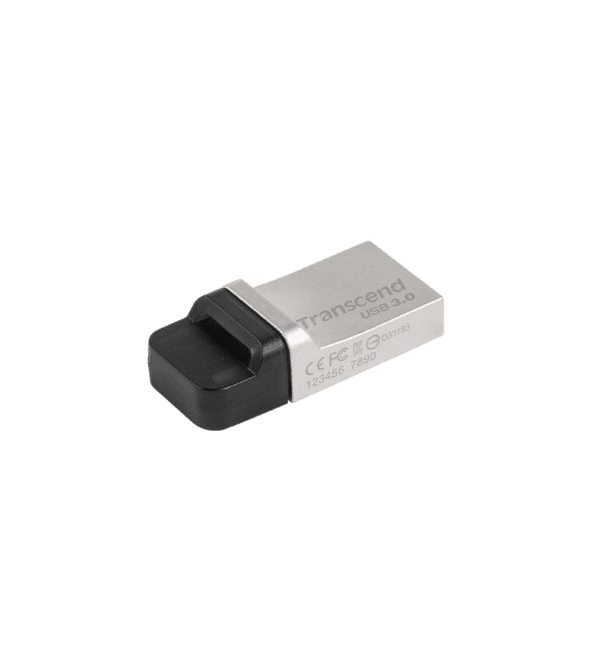 Transcend 880 OTG 32 Go – clé USB 3.1 Gen 1 / micro-USB OTG, métal