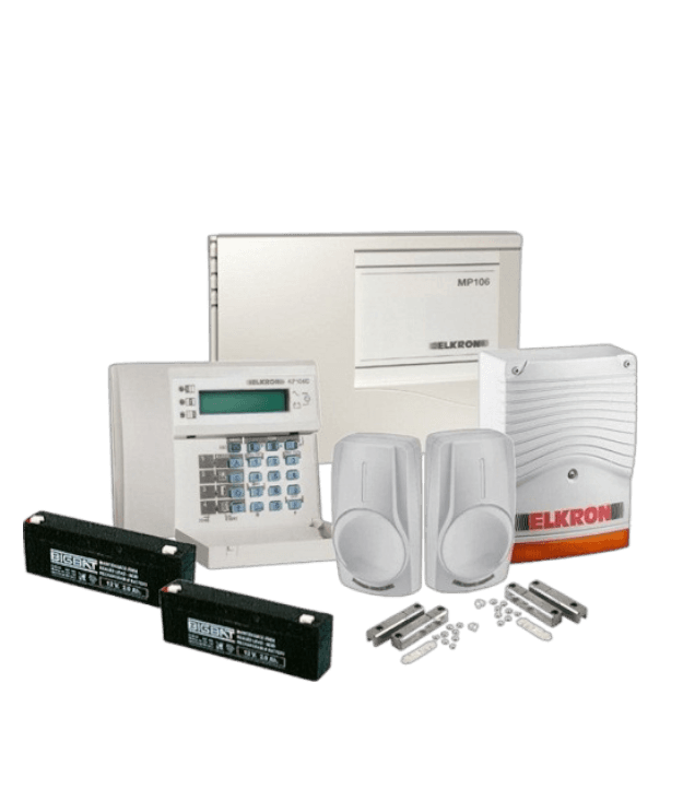 Kit d'alarme Elkron MP500WEB (Central+ Clavier + 2 Détecteurs de mouvements + Contacteur + 2 Batteries)