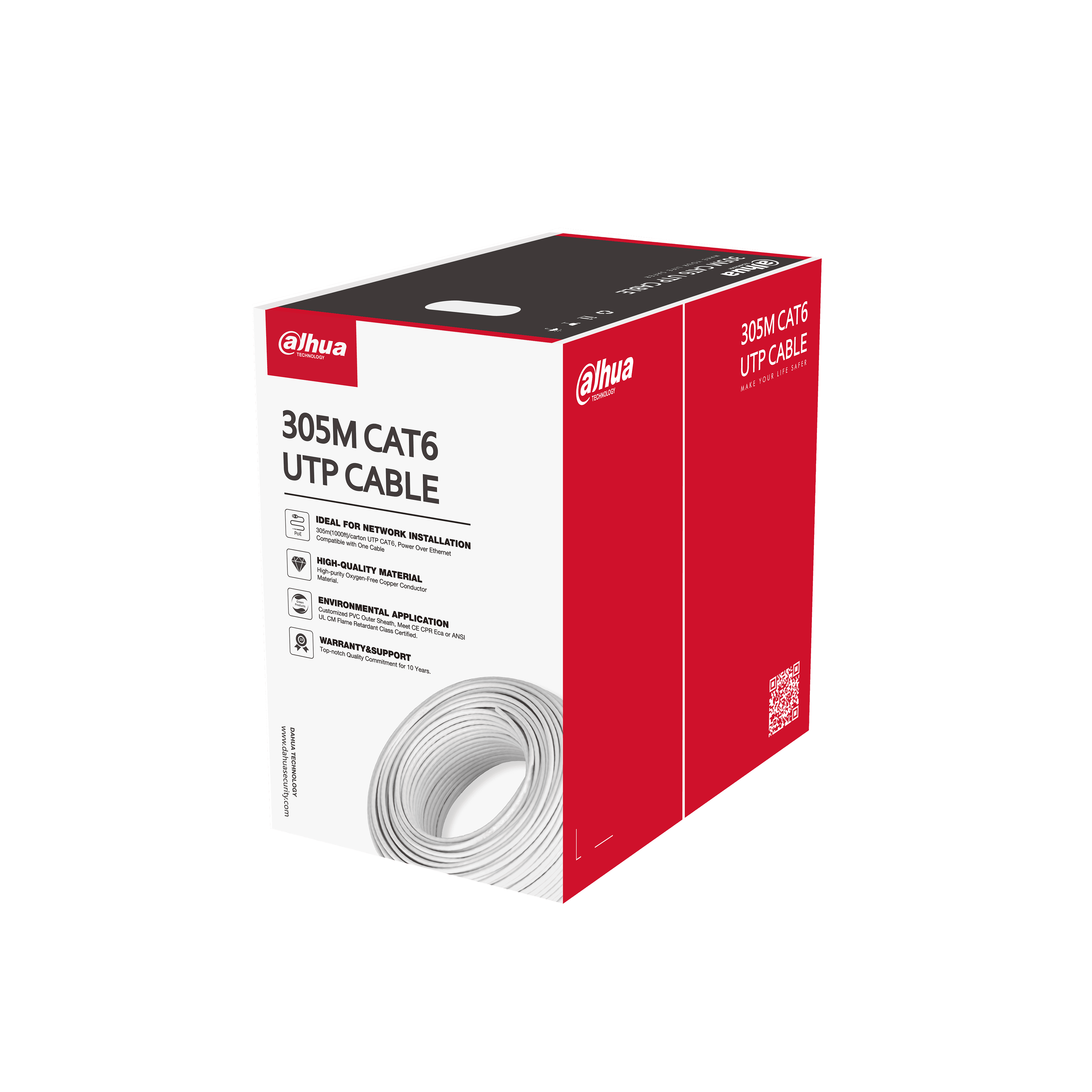 CABLE UTP CAT6 CERTIFIER 305M DAHUA