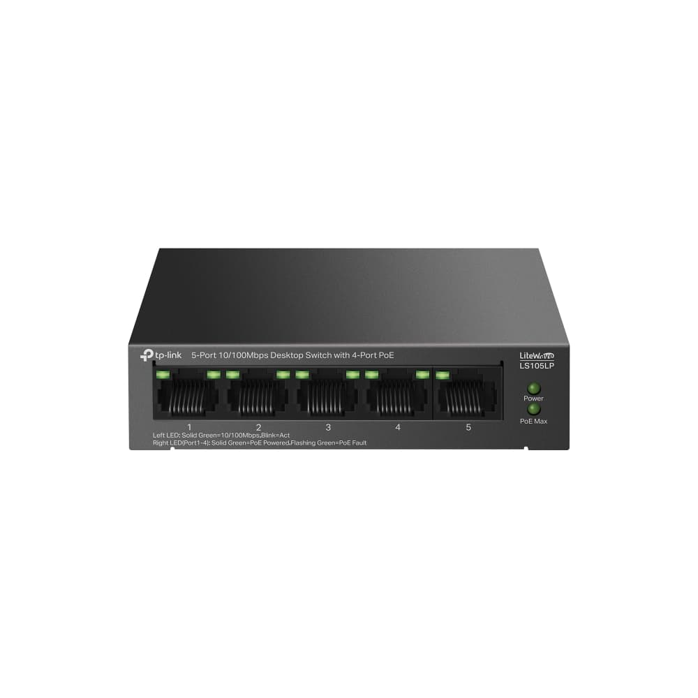 TPLINK SWITCH 5 PORTS    4 PORT P0E
