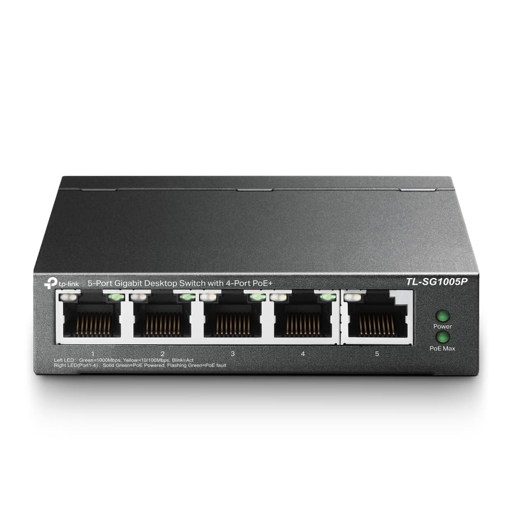 TPLINK SWITCH GIGABIT 5 PORT POE