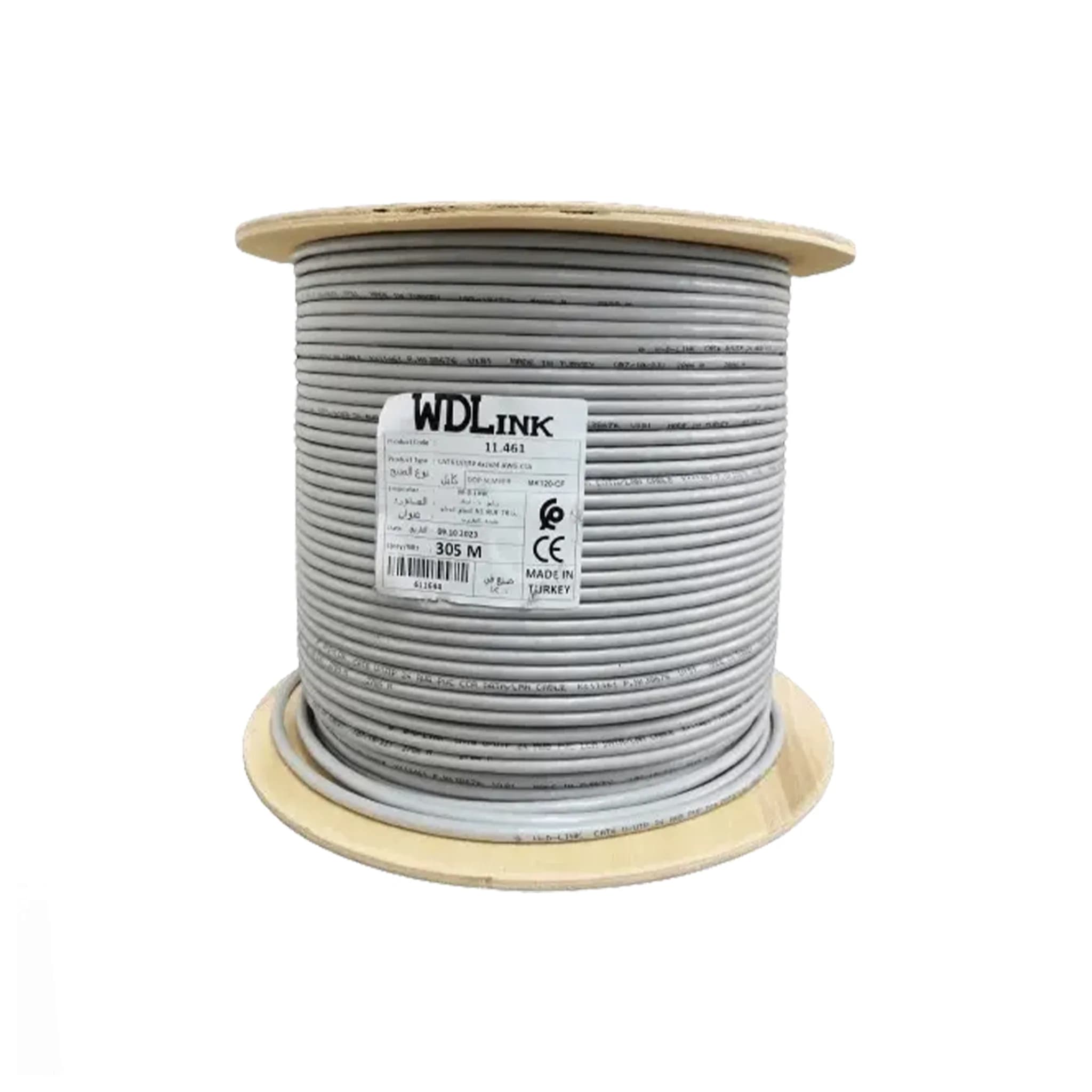 CABLE CAT6 UTP WDLINK 305M  GRAY