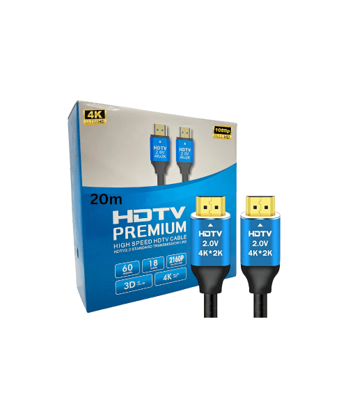 Câble HDMI 4K 20m – Haute Vitesse HDMI 2.0, 4K 60Hz, HDR — ITGuru Câblage