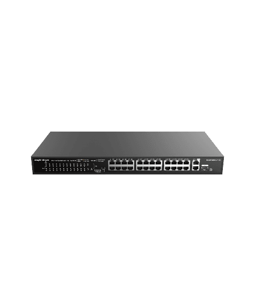 Ruijie RG-ES126S-LP V2 – Switch PoE+ 24 Ports 10/100 Mbps + 2 Ports Gigabit SFP — Ruijie Réseaux