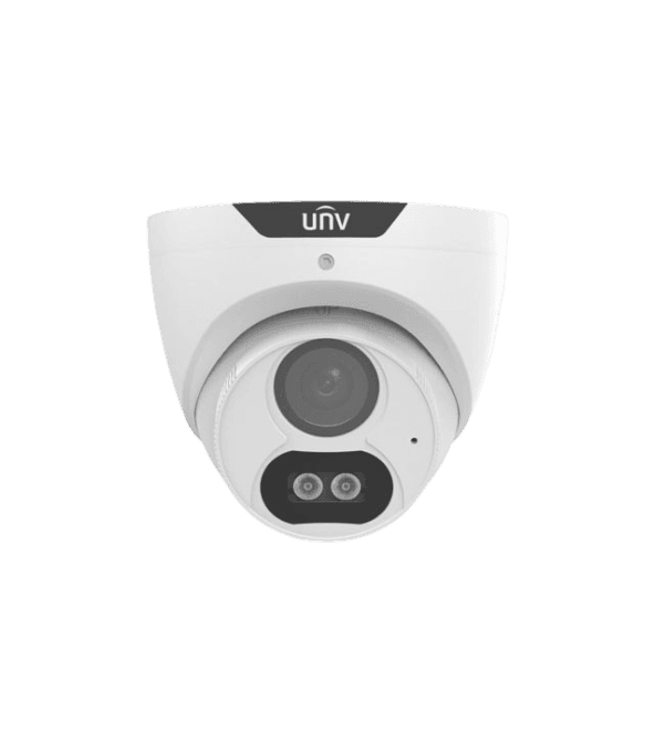 Uniview UAC-T125-AF28M-W – Caméra turret 5 MP, lumière blanche 40 m, audio — Uniview Caméras