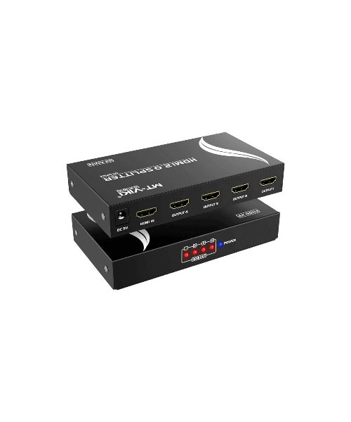 Répartiteur HDMI 1×4 4K 60Hz 1 entrée 4 sorties, Support HDR, HDCP 2.2, Audio 7.1