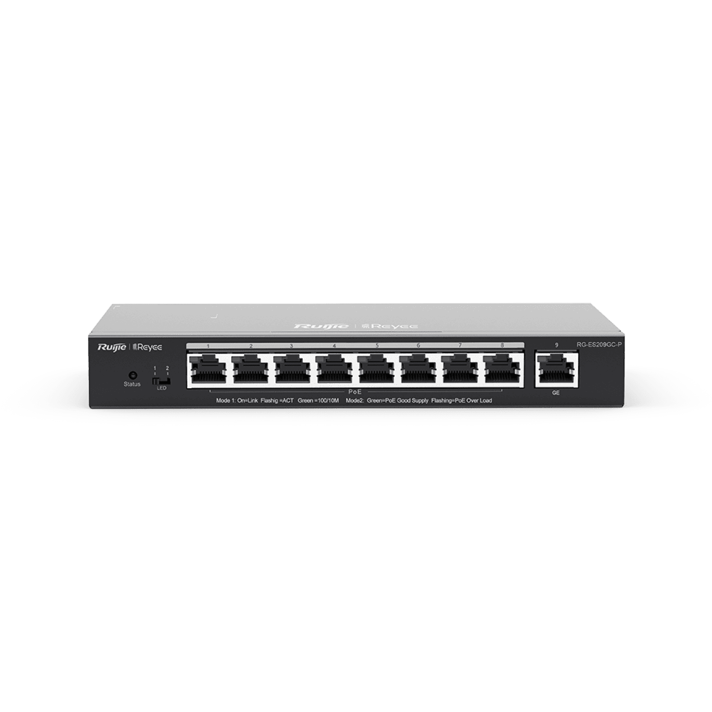 RUIJIE SWITCH 9 PORT GIGABAIT SMART POE