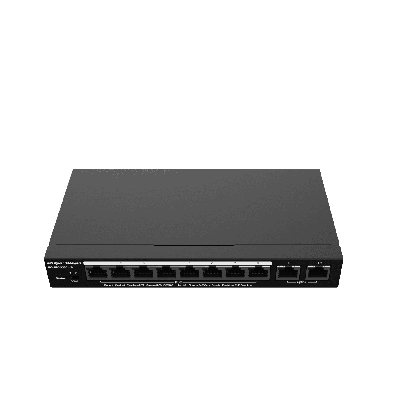 RUIJIE SWITCH 10 PORT 8 PORT POE GIGABIT