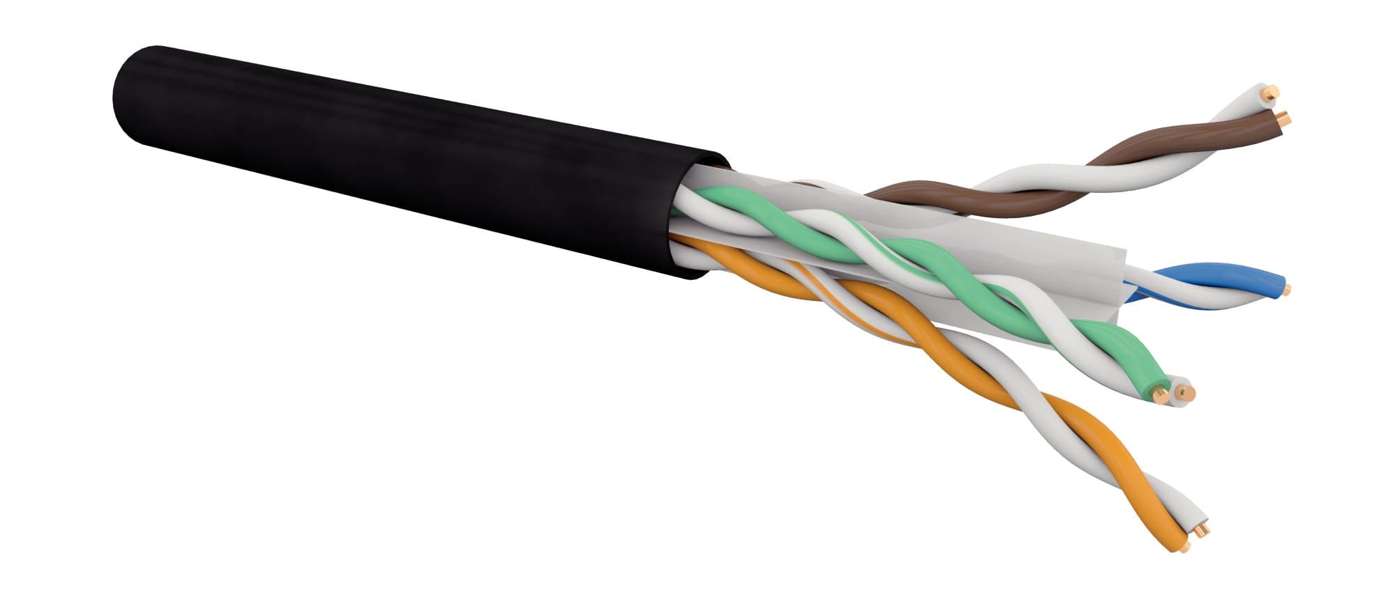 Câble CAT6 UTP 305m WDLink black — Câblage (réf. WDLINK-305M-UTP-BLACK)