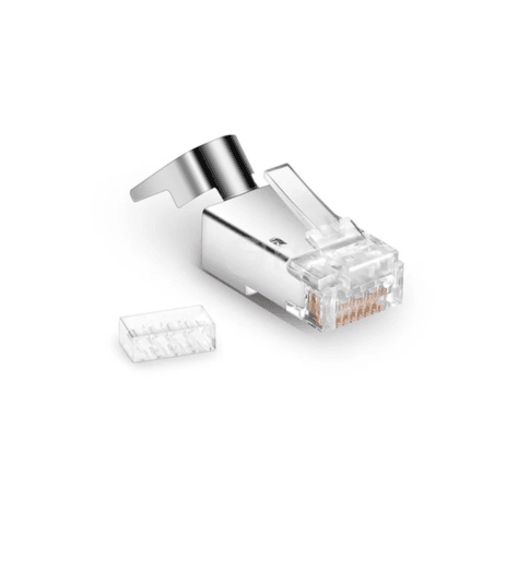 Fiche RJ45 CAT7 metal — Câblage (réf. PLUG CAT7)