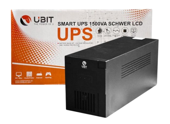 Smart UPS CF-1500VA – Onduleur interactif 1500 VA900 W, écran LCD, AVR