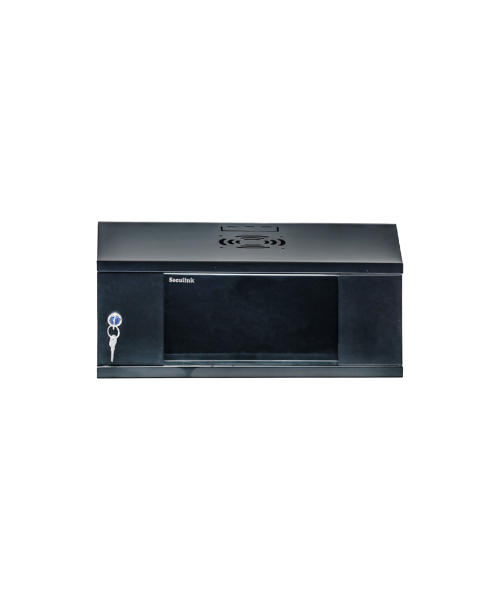 Armoire 4U Seculink – Coffret mural en acier avec porte vitrée, 520×350×205 mm maroc