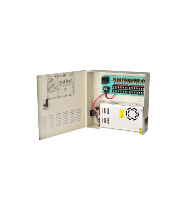 Boîtier sécurisé alimentation - CP1218-20A, 18CH, 12V-20A