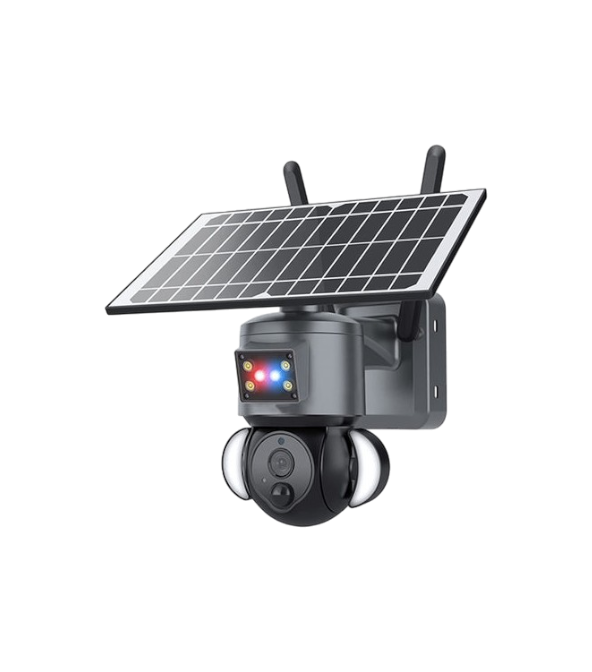 Caméra solaire 4G Senic 3 MP – PTZ 360°, batterie