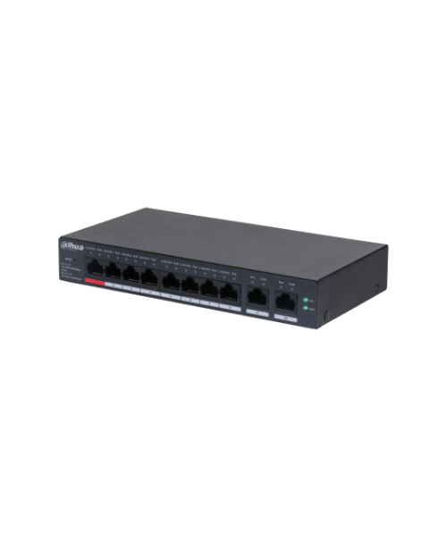 DAHUA CS4010-8GT-110 – Switch 10 Ports Gigabit 8 Ports PoE