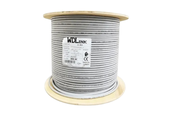 Wdlink FTP 305M – Câble réseau Cat6 FTP blindé, longueur 305 m, débit 1 000 Mbps