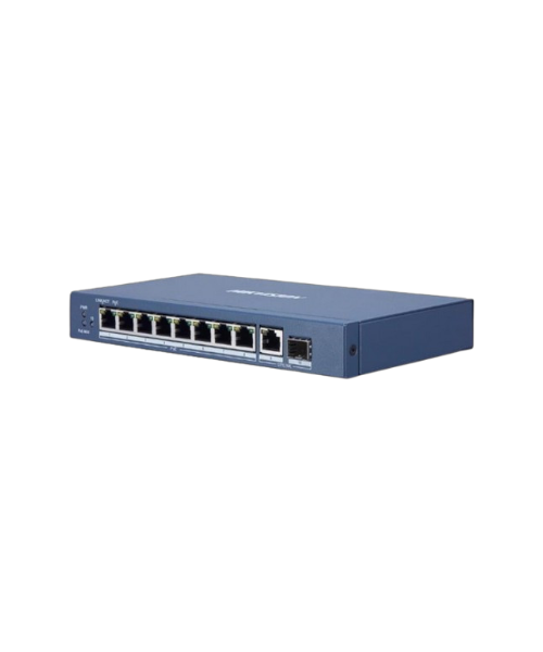 HIKVISION DS-3E0109P-E/M – Switch 8 Ports PoE 10/100Mbps