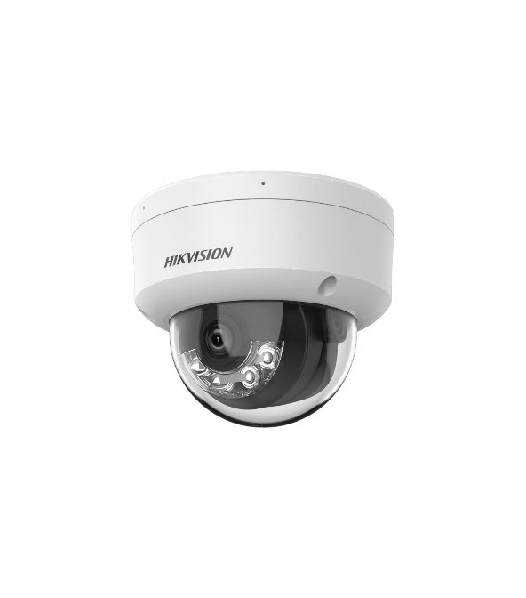 Hikvision DS-2CD1123G2-LIU – Dôme IP 2 MP Smart Hybrid Light, couleur 24 h, audio intégré