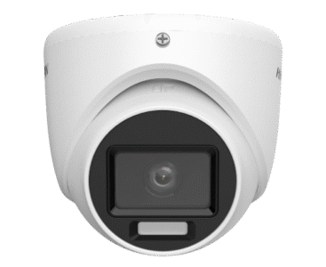 Hikvision DS-2CE76D0T-EXLMF – Dôme-Turret 2 MP 1080p, IR & lumière blanche 20 m