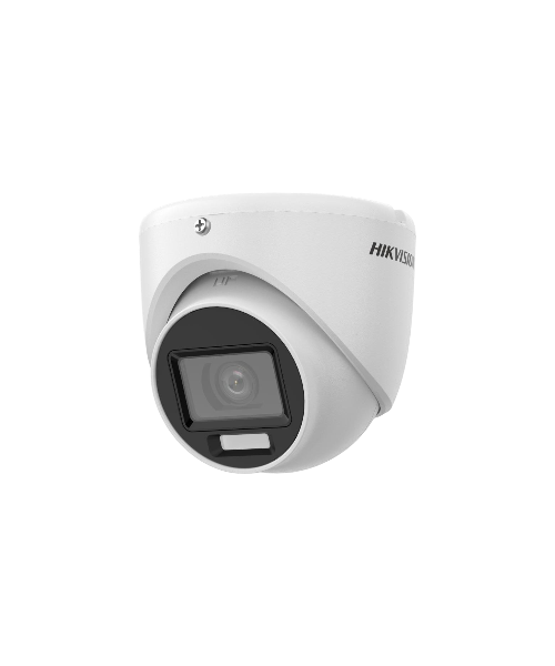 Hikvision DS-2CE76D0T-EXLMF – Dôme-Turret 2 MP 1080p, IR & lumière blanche 20 m