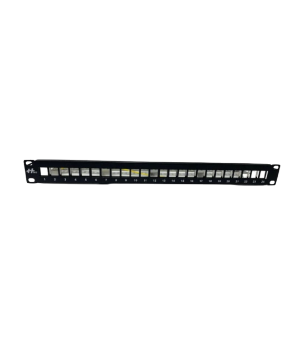 KICO Panneau de Brassage UTP Cat6 24 Ports – Rack 1U 19″, IDC 110, 250 MHz