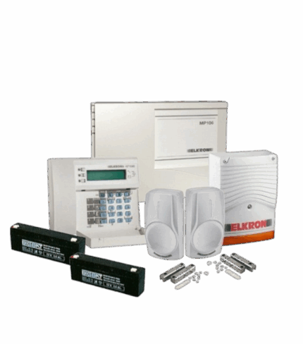 Kit d'alarme Elkron MP500WEB (Central+ Clavier + 2 Détecteurs de mouvements + Contacteur + 2 Batteries)