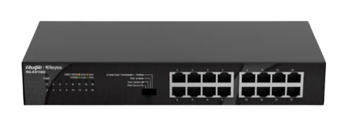 Ruijie Reyee RG-ES116G – Switch Gigabit 16 Ports, Boîtier Métallique, Cloud