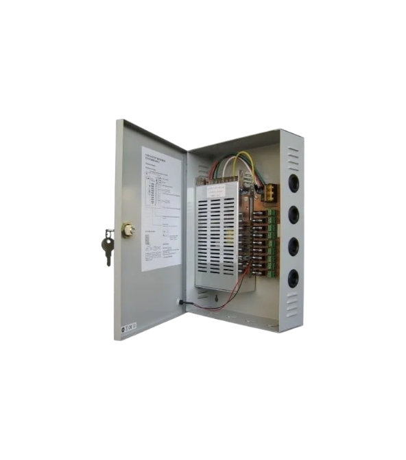Sandibel HD4C36W – coffret d’alimentation 4 canaux 12 V DC 5 A, PTC, métal