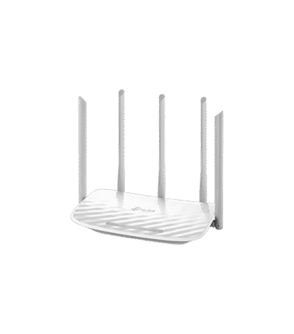 Routeur WiFi TP-Link Archer C60 AC1350 bi-bande, 5 antennes externes, MU-MIMO