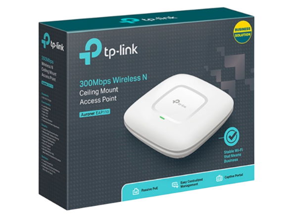 TP-Link EAP110 – Point d’accès Wi-Fi N plafonnier 300 Mbps