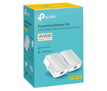 TP-Link TL-PA411KIT – Kit de 2x mini CPL AV600, 600 Mbps, portée 300 m