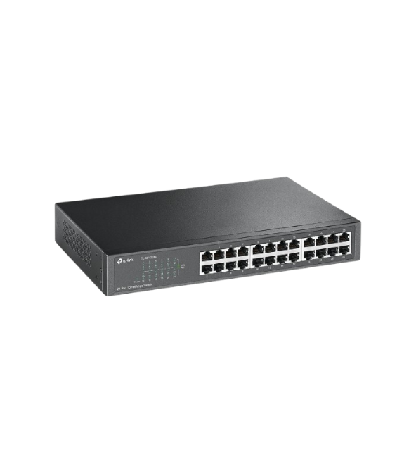 TP-Link TL-SF1024D – Switch non manageable 24 × 10100 Mbps, rackable