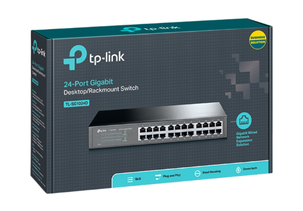 TP-Link TL-SG1024D – Switch non manageable 24 ports Gigabit