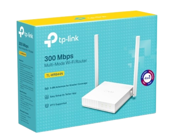 TP-Link TL-WR844N – Point d’accès Wi-Fi N 300 Mbps, 2 antennes externes, PoE