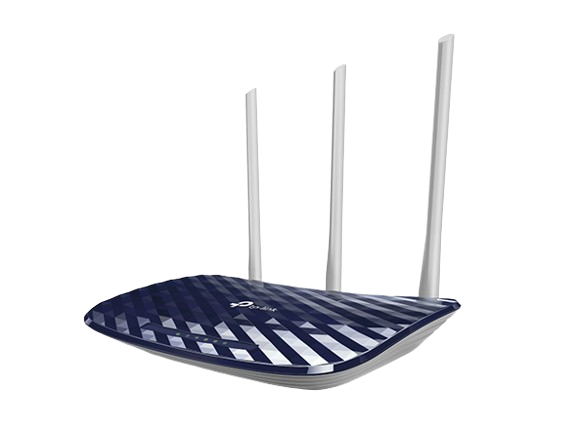 Tableau des caractéristiques Caractéristique Détail Marque TP-Link Modèle Archer C20 Type de produit Routeur Wi-Fi AC750 Dual Band Normes Wi-Fi IEEE 802.11ac/n/a 5 GHz, IEEE 802.11n/b/g 2.4 GHz Vitesses Wi-Fi 5 GHz : jusqu'à 433 Mbps, 2.4 GHz : jusqu'à 300 Mbps Antennes 3 antennes externes fixes omnidirectionnelles Modes de fonctionnement Routeur, Point d'accès, Répéteur Ports Ethernet 1 port WAN 10/100 Mbps, 4 ports LAN 10/100 Mbps Sécurité sans fil WEP, WPA/WPA2, WPA-PSK/WPA2-PSK Fonctionnalités avancées Réseau invité, contrôle parental, QoS, prise en charge d'IPv6 Gestion Application Tether, interface Web Dimensions 230 × 144 × 35 mm Alimentation 9 V / 0,6 A Température de fonctionnement 0°C à 40°C Humidité de fonctionnement 10% à 90% sans condensation