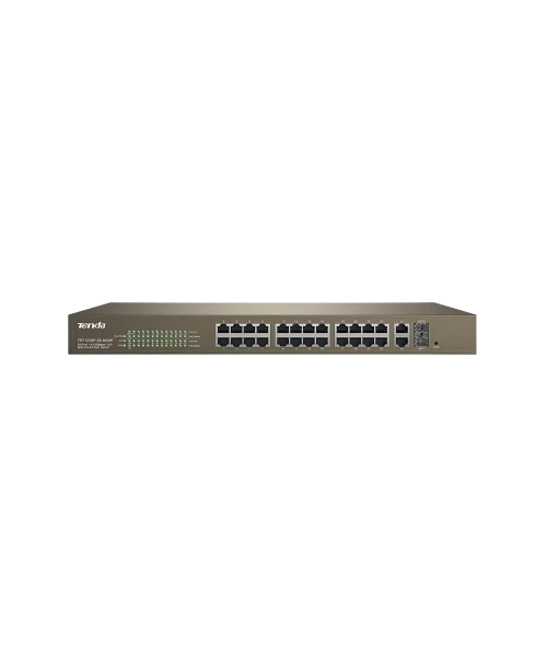 Tenda TEF1226P-24-440W – Switch Web Smart PoE 24 Ports 10/100 Mbps