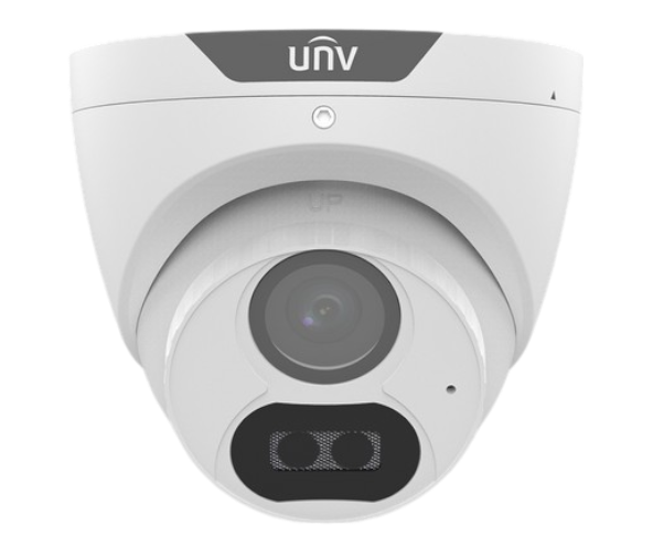 Uniview UAC-T125-AF28LM – Caméra dôme analogique 5 MP LightHunter HD IR 40 m, microphone coaxial, IP67 