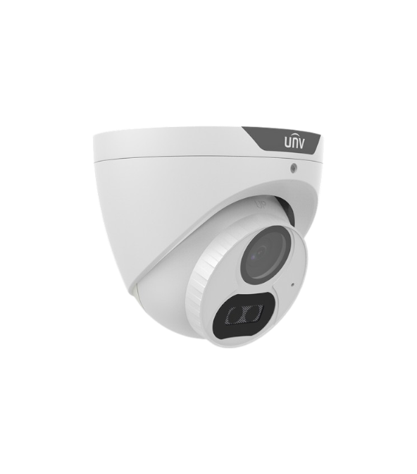 Uniview UAC-T125-AF28LM – Caméra dôme analogique 5 MP LightHunter HD IR 40 m, microphone coaxial, IP67