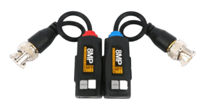 Balun Vidéo 8MP Camyes JY08 – Transmission HD jusqu'à 400m, Compatible AHD-CVI-TVI-CVBS