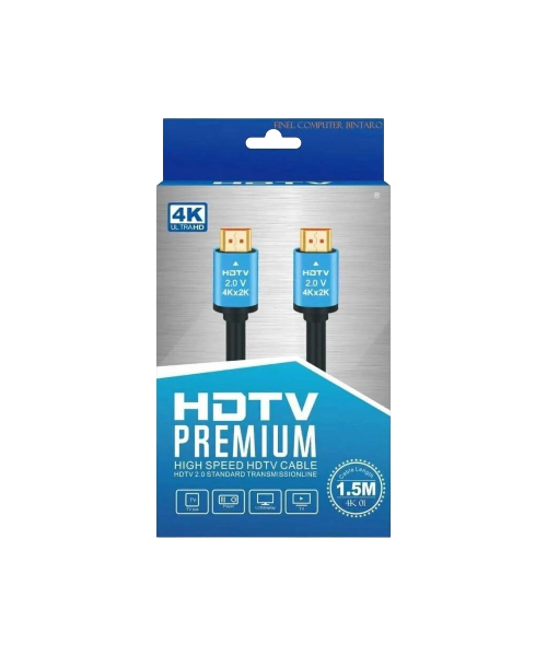 Câble HDMI 4K 1,5 m – Transmission Ultra HD 4K 60Hz, HDMI 2.0