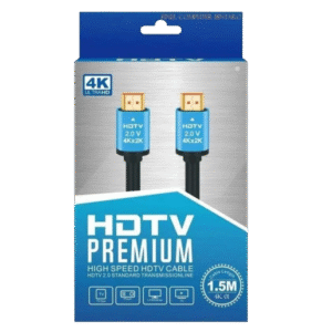 Câble HDMI 4K 1,5 m – Transmission Ultra HD 4K 60Hz, HDMI 2.0