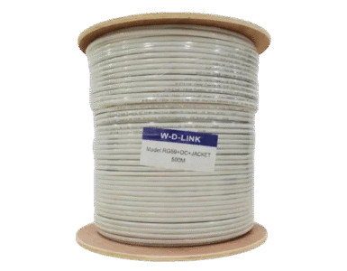D-Link RG59 – Câble coaxial 75 Ω double blindage CCS