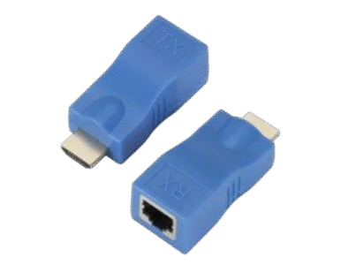 Extendeur HDMI 30M Bleu – Transmission 1080p via RJ45