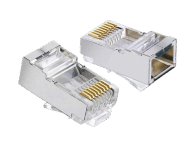 Fiche RJ45 Cat6 Métallique Blindée